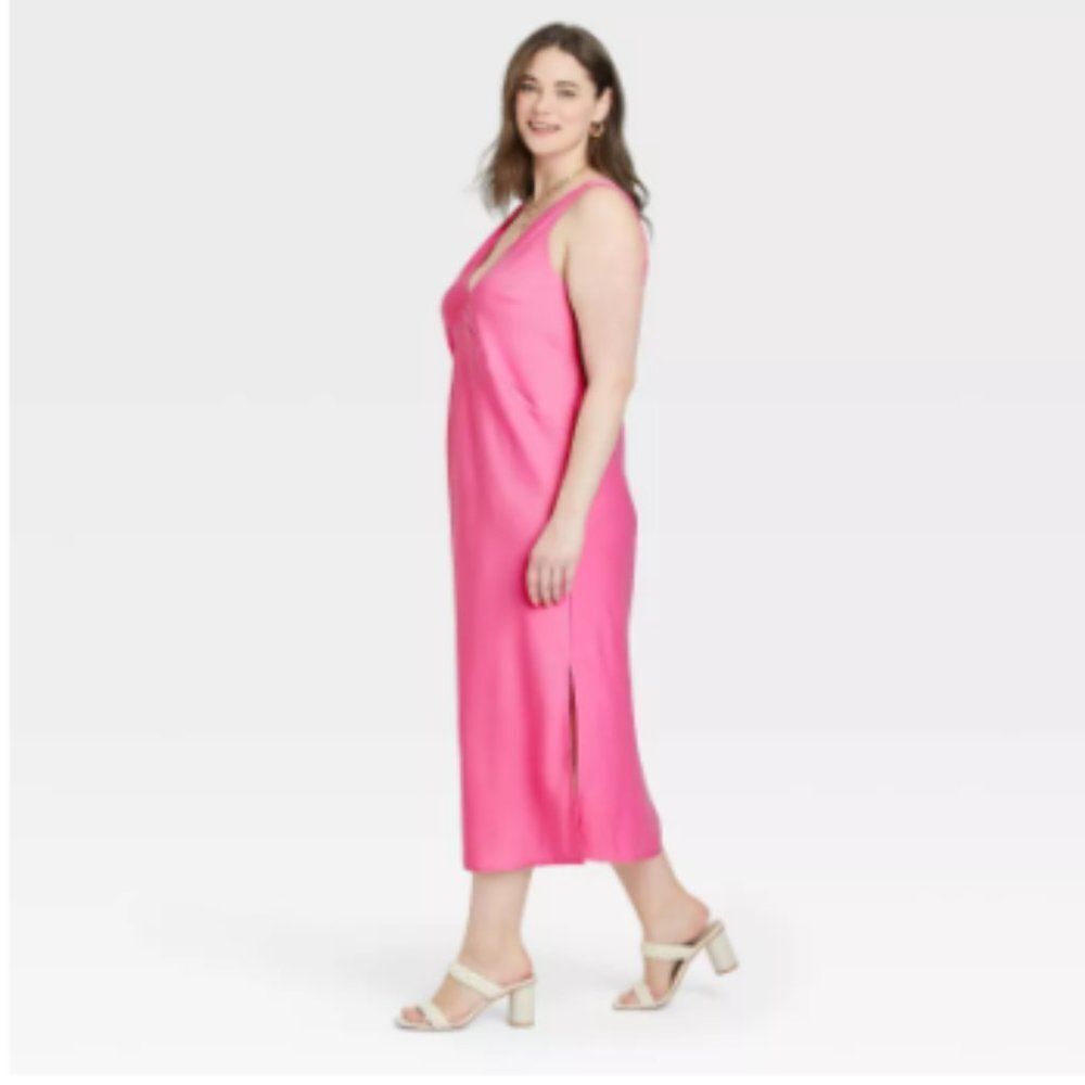 Silky slip dress - XXL